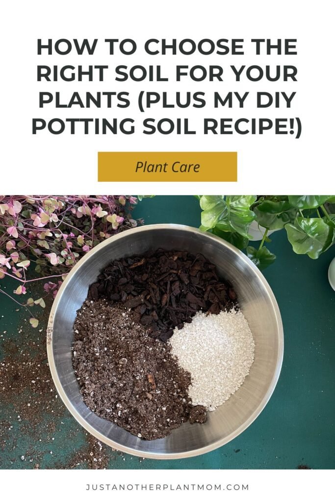 How to choose the right soil for your plants (Plus my DIY potting soil recipe!)